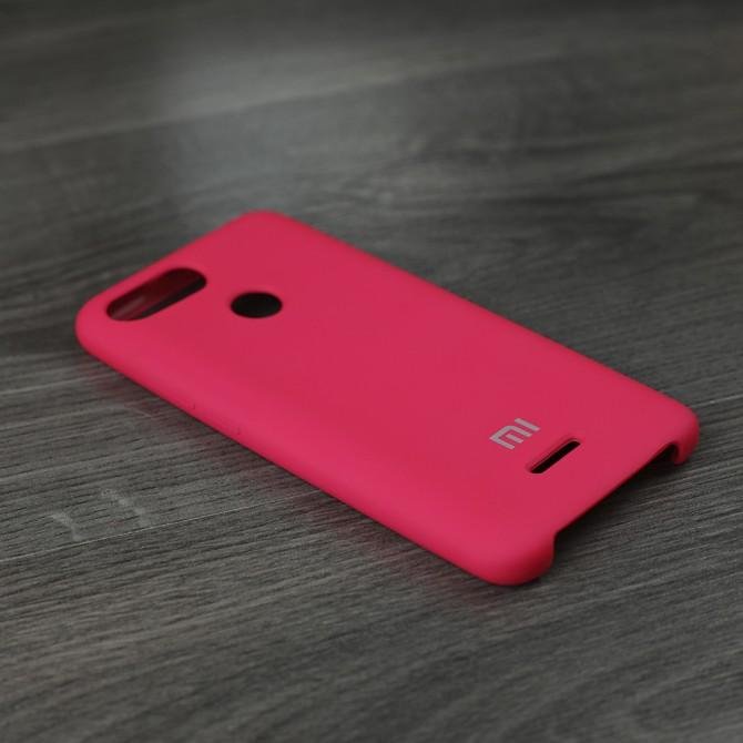 Чехол Soft Case для Xiaomi Redmi 6 Ярко малиновый-3