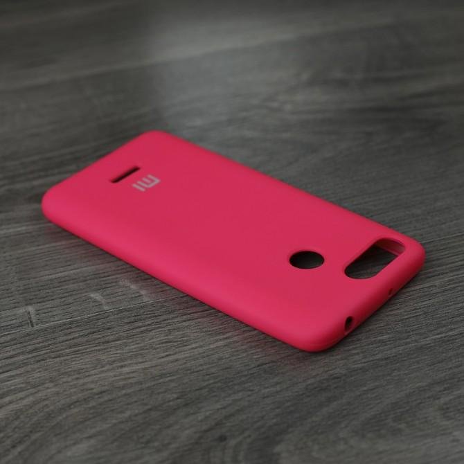 Чехол Soft Case для Xiaomi Redmi 6 Ярко малиновый-4