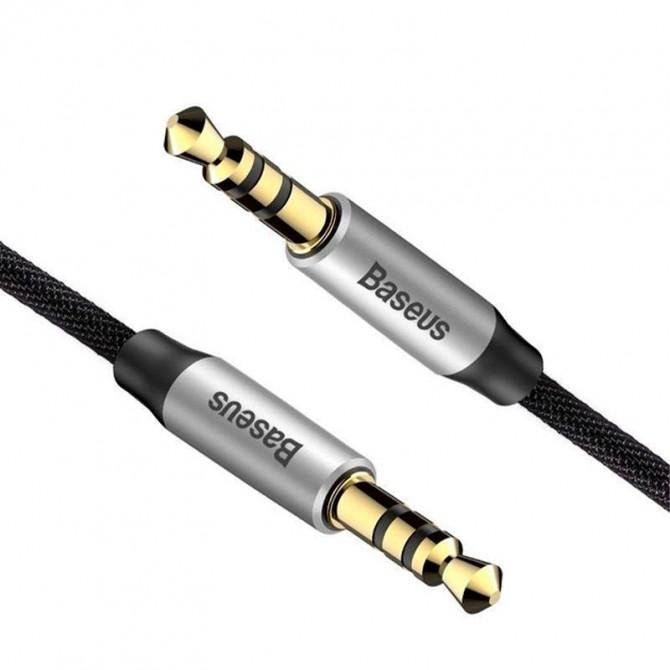 Кабель AUX Baseus M30 Yiven 3.5`` 1.5m Black/Silver