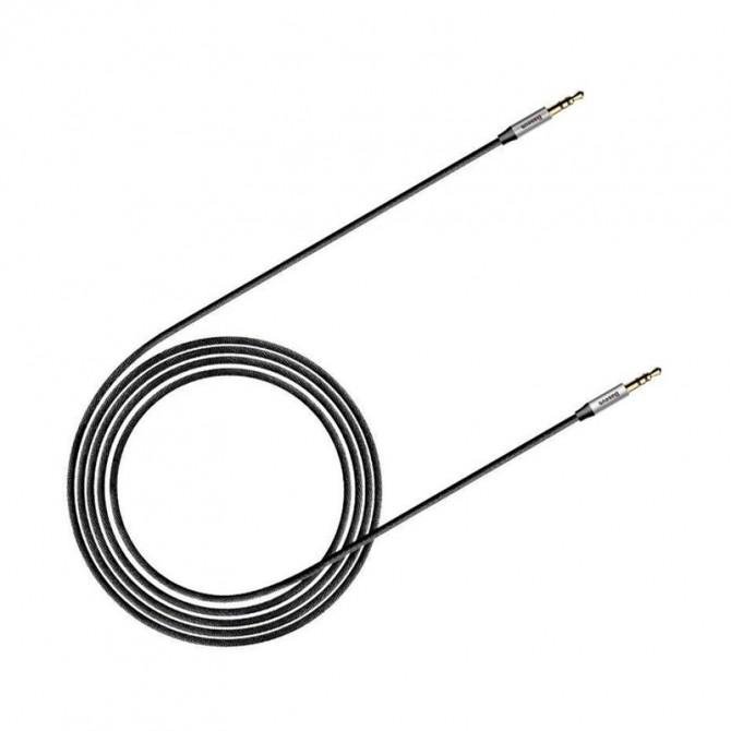 Кабель AUX Baseus M30 Yiven 3.5`` 1.5m Black/Silver-1