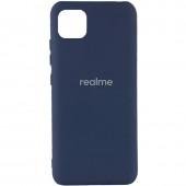 Чехол накладка Original Soft Case Realme C11 2021 Темно Синий FULL