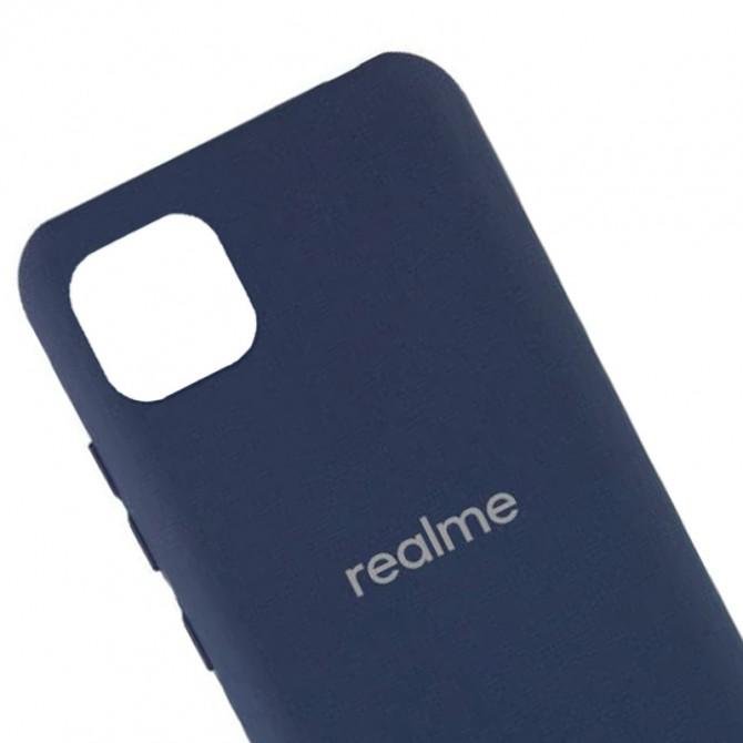 Чохол накладка Original Soft Case Realme C11 2021 Темно Синій FULL-1