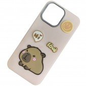 Чехол TPU Leather Toys для Apple iPhone 14 Pro Max (6.7 Чехол TPU Leather Toys для Apple iPhone 14 Pro Max (6.7