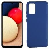 Чехол Original Soft Case для Samsung A025 Galaxy A02s Темно Синий FULL