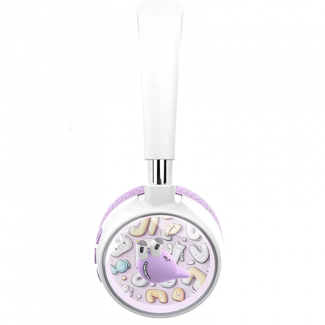 Наушники BIG Bluetooth XO BE57purple kids-1