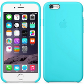 Чехол силиконовый для iPhone 6/6s Ярко синий