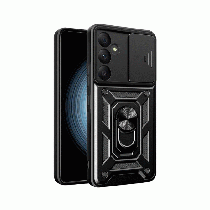 Чехол HONOR Hard Defence Series Samsung A556 Galaxy A55 5G Black (with Camshield and magnet)