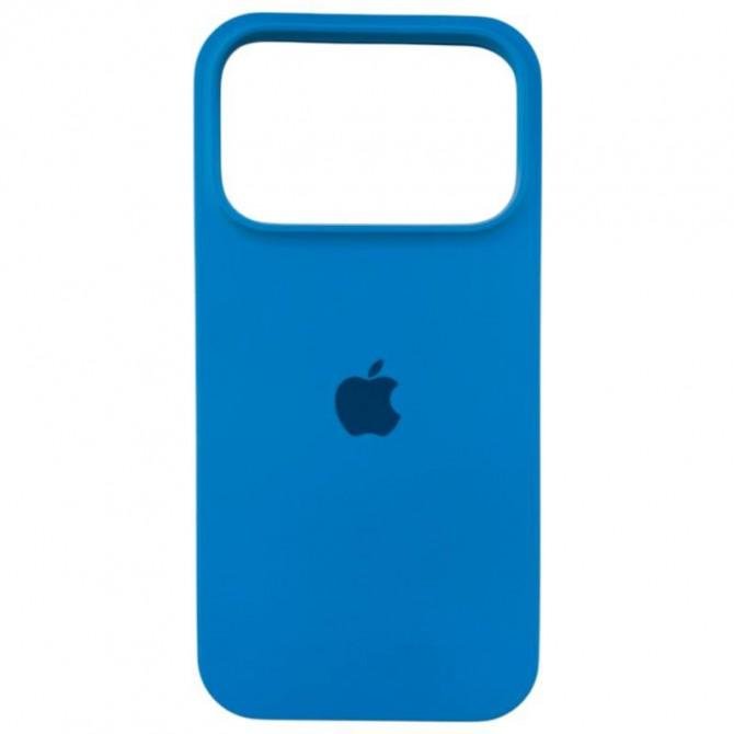 Силиконовый чехол для iPhone 17 Pro Capri Blue FULL