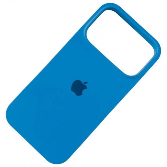 Силиконовый чехол для iPhone 17 Pro Capri Blue FULL-1