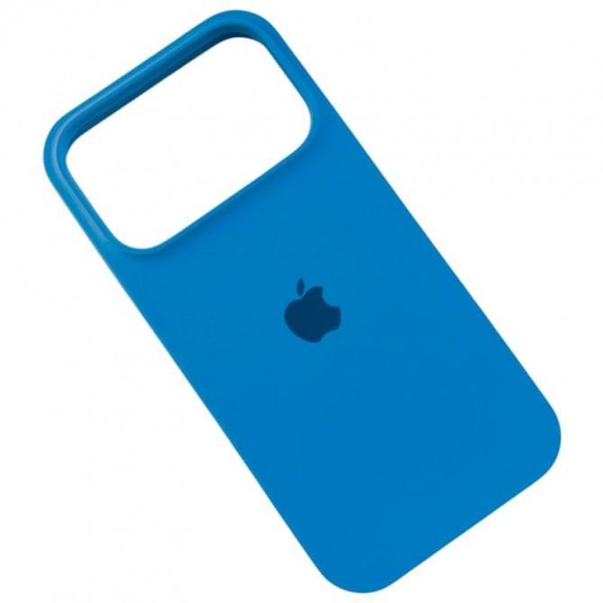 Силиконовый чехол для iPhone 17 Pro Capri Blue FULL-2