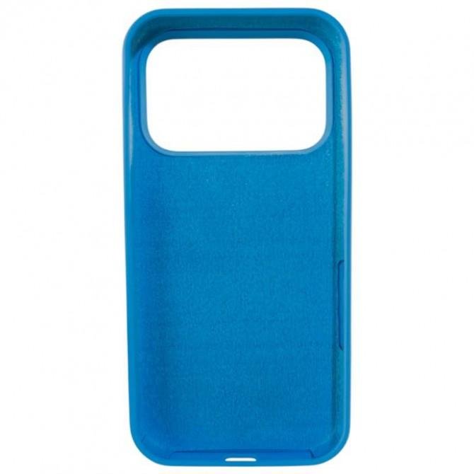 Силиконовый чехол для iPhone 17 Pro Capri Blue FULL-3