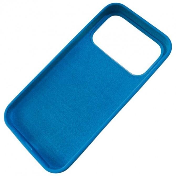 Силиконовый чехол для iPhone 17 Pro Capri Blue FULL-4