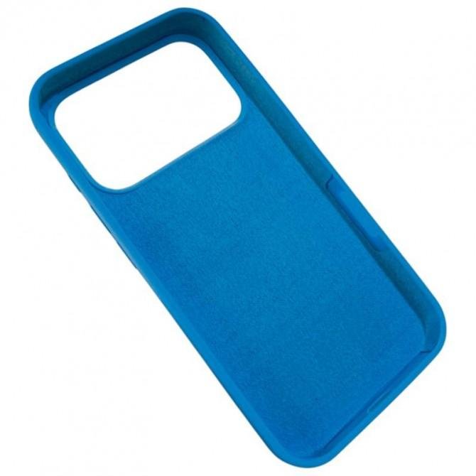 Силиконовый чехол для iPhone 17 Pro Capri Blue FULL-5