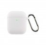 Чохол U-Like Silicone Protective Case For Airpods + Lock White