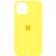 Оригинальный силиконовый чехол для iPhone 11 Pro Желтый FULL