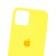 Оригинальный силиконовый чехол для iPhone 11 Pro Желтый FULL