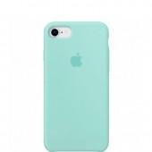 Оригинальный силиконовый чехол для iPhone 7/8 Бирюзовый FULL