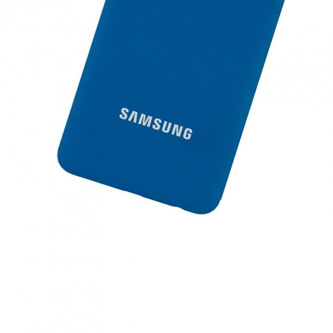Чехол Original Soft Case Samsung A325 Galaxy A32 Синий FULL-2