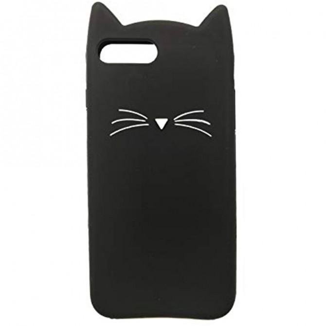 Чехол Image Case для iPhone 7 Plus Cat Чёрный (3)-1
