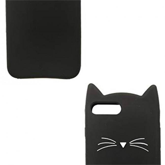 Чехол Image Case для iPhone 7 Plus Cat Чёрный (3)-3
