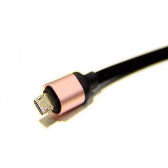 Кабель IMAX USB micro 3.0 Чёрный 18cm-2