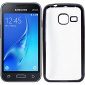 Чехол Electroplating TPU case для Samsung J1 mini/J105 Чёрный
