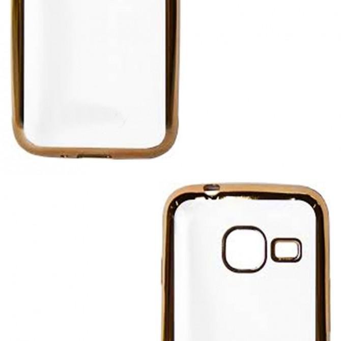 Чехол Electroplating TPU case для Samsung J1 mini/J105 gold-3