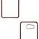 Чохол Electroplating TPU case для Samsung J1 mini/J105 Рожевий