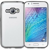 Чехол Electroplating TPU case для Samsung J1 silver