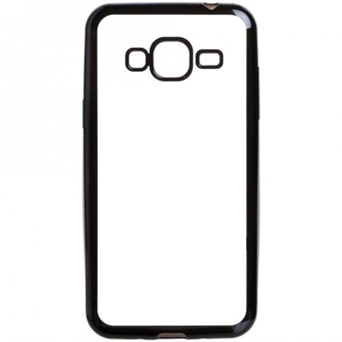 Чехол Electroplating TPU case для Samsung J120 Чёрный