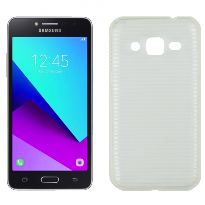 Чохол Electroplating TPU case для Samsung J2 Білий