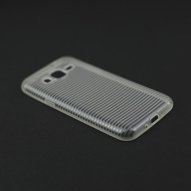 Чохол Electroplating TPU case для Samsung J2 Білий-2