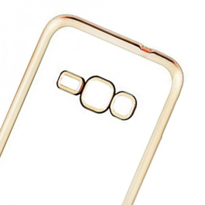 Чехол Electroplating TPU case для Samsung J3 gold-2
