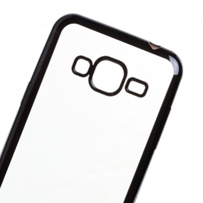 Чехол Electroplating TPU case для Samsung J5 Чёрный-3