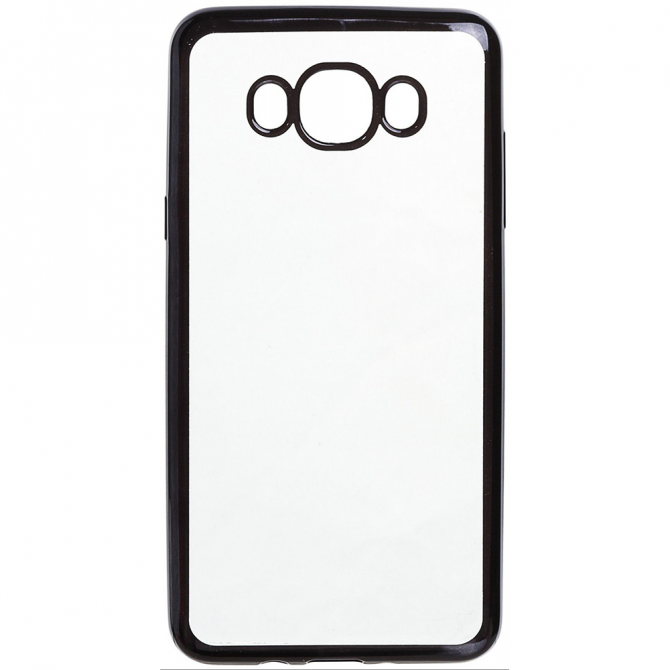 Чехол Electroplating TPU case для Samsung J710 (J7 2016) Чёрный-2