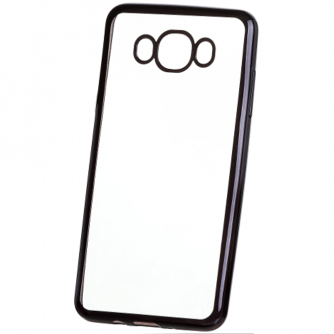 Чехол Electroplating TPU case для Samsung J710 (J7 2016) Чёрный-3