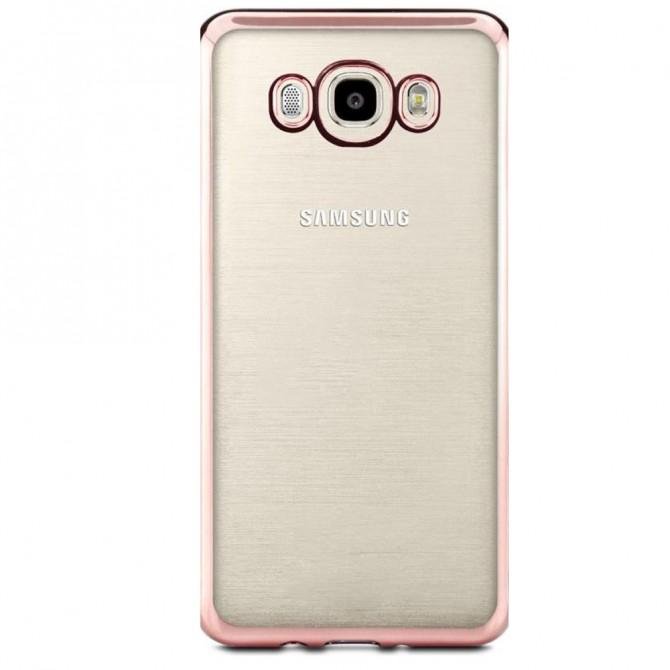 Чехол Electroplating TPU case для Samsung J710 (J7 2016) pink-2