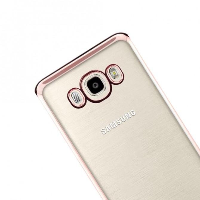 Чехол Electroplating TPU case для Samsung J710 (J7 2016) pink-3