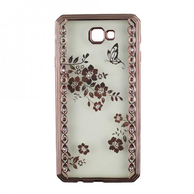 Чехол Joyroom Beauti Diamond Case для Samsung J5 Prime Pink Flours-1