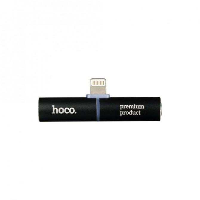 Переходник Hoco Lightning LS4 Чёрный