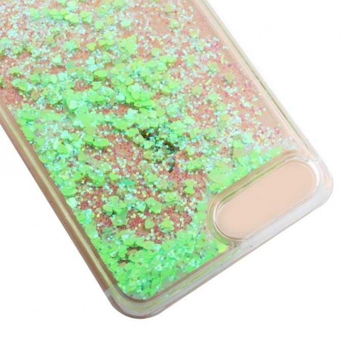 Чехол Liquid mobile Glitter Series 3 для iPhone 7/8 Green-1