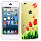 Чохол Lucent Diamond Case для iPhone 5 Tulips (Червоний) Чохол Lucent Diamond Case для iPhone 5 Tulips (Червоний)