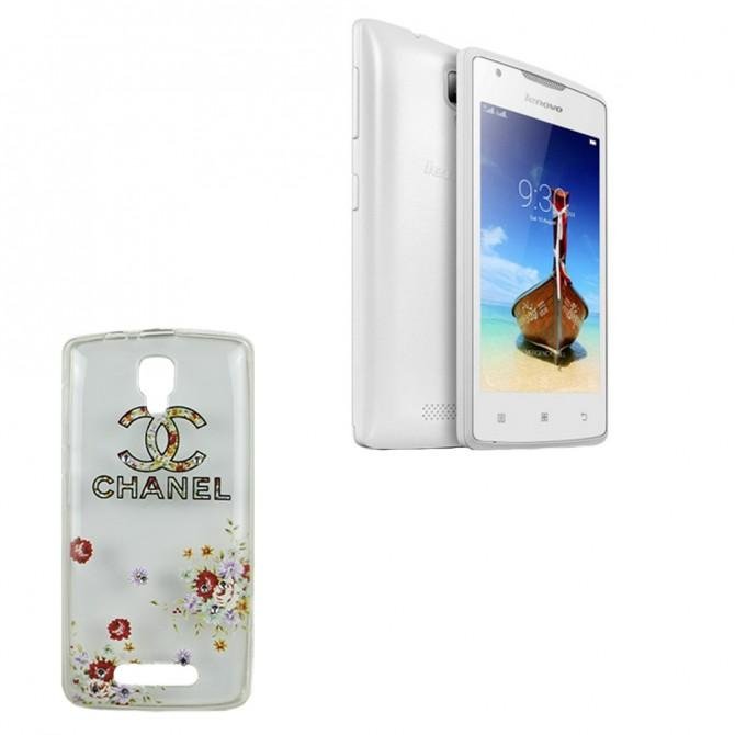 Чехол Lucent Diamond Case для Lenovo A1000 (Vibe A) Chanel-3