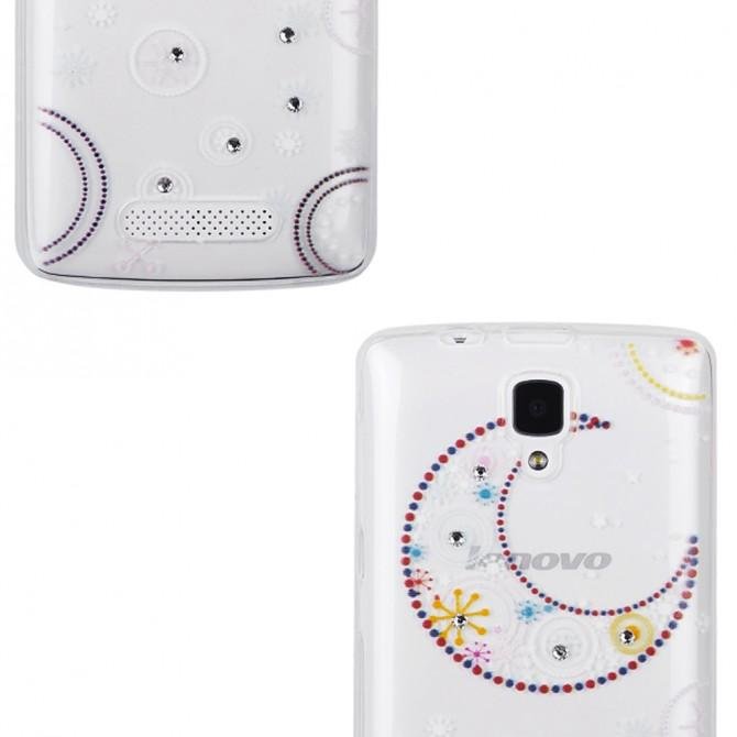 Чехол Lucent Diamond Case для Lenovo A1000 (Vibe A) La Luna-3