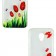 Чохол Lucent Diamond Case для Meizu M2 Note Tulips (Червоний)