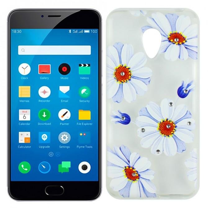 Чехол Lucent Diamond Case для Meizu M3 Daisy (Blue)
