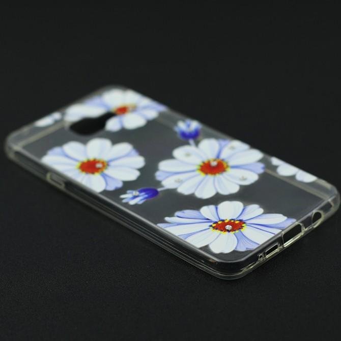 Чехол Lucent Diamond Case для Samsung A710 (A7-2016) Daisy (Blue)-3
