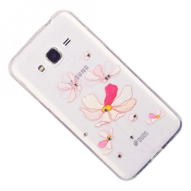 Чехол Lucent Diamond Case для Samsung G360 Iris (Pink)-3