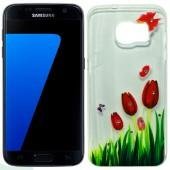 Чехол Lucent Diamond Case для Samsung G930 (S7) Tulips (Red)