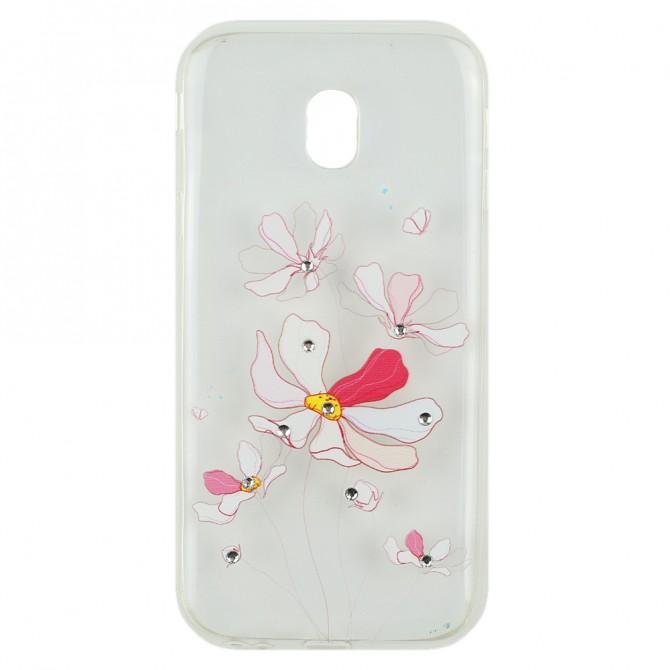Чохол Lucent Diamond Case для Samsung J330 (J3-2017) Iris (Рожевий)-1